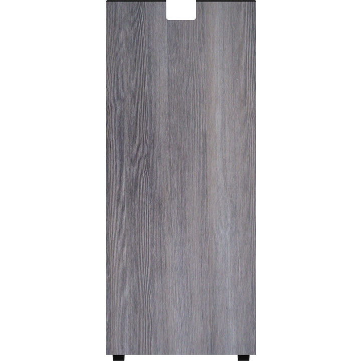 Image of Lorell 69597 Essentials Series Credenza Half Leg, 28.5" H x 12" W x 1" Depth, Finish: Weathered Charcoal Laminate, 1 Each
