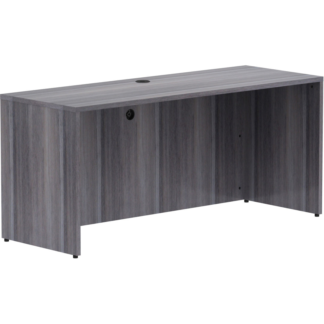 Image of Lorell Credenza Shell, 66"x24"x29-1/2", Weathered Charcoal
