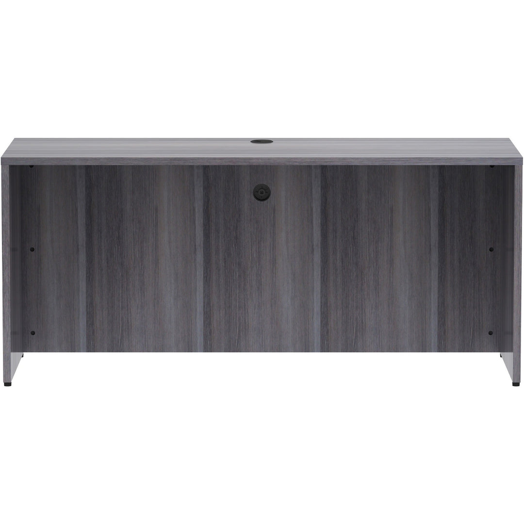 Image of Lorell Credenza Shell, 66"x24"x29-1/2", Weathered Charcoal
