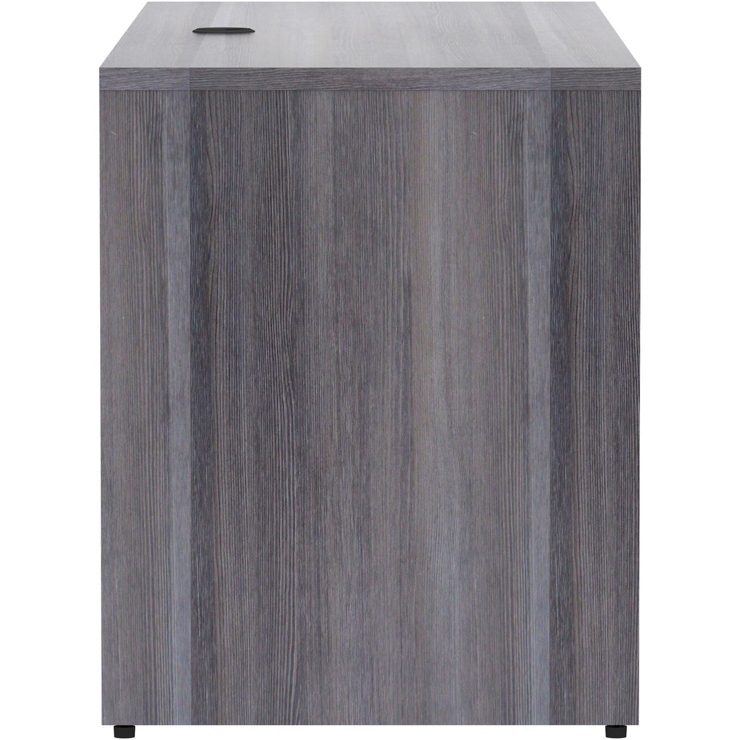 Image of Lorell Credenza Shell, 66"x24"x29-1/2", Weathered Charcoal