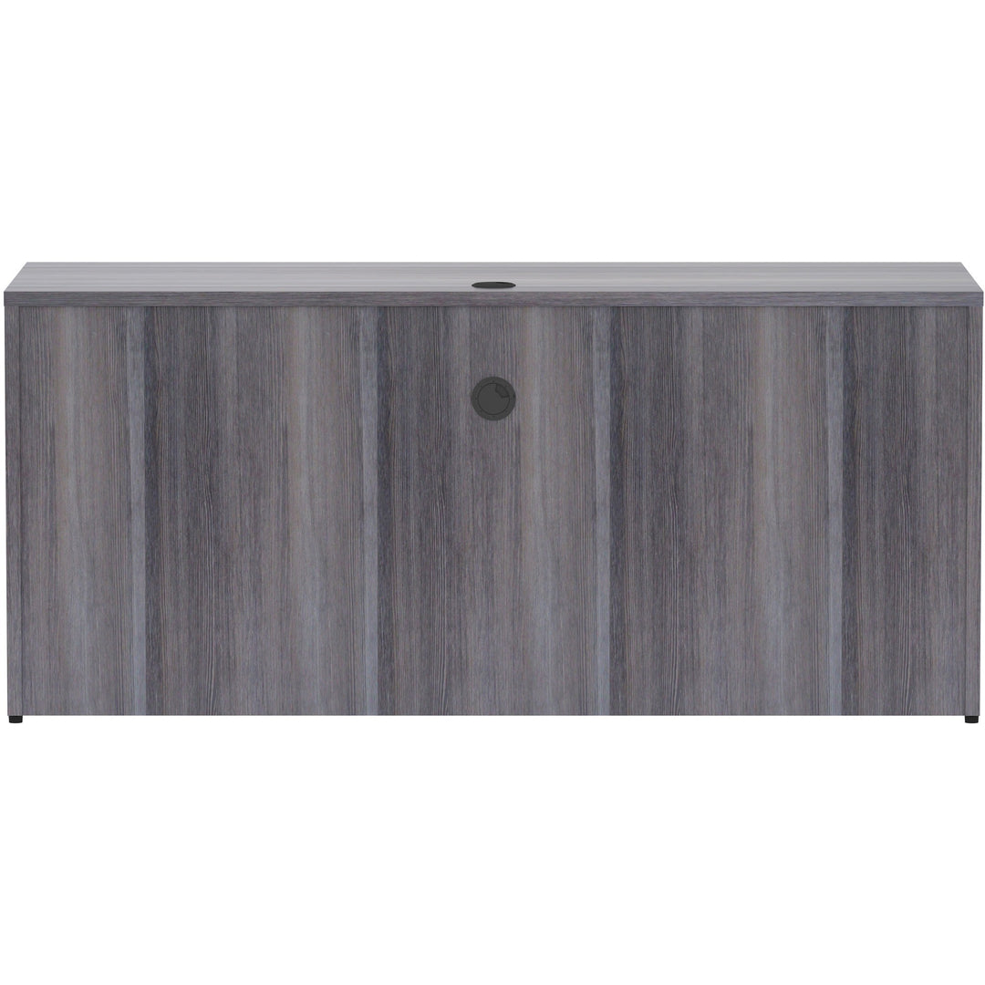 Image of Lorell Credenza Shell, 66"x24"x29-1/2", Weathered Charcoal
