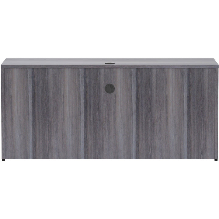 Image of Lorell Credenza Shell, 66"x24"x29-1/2", Weathered Charcoal