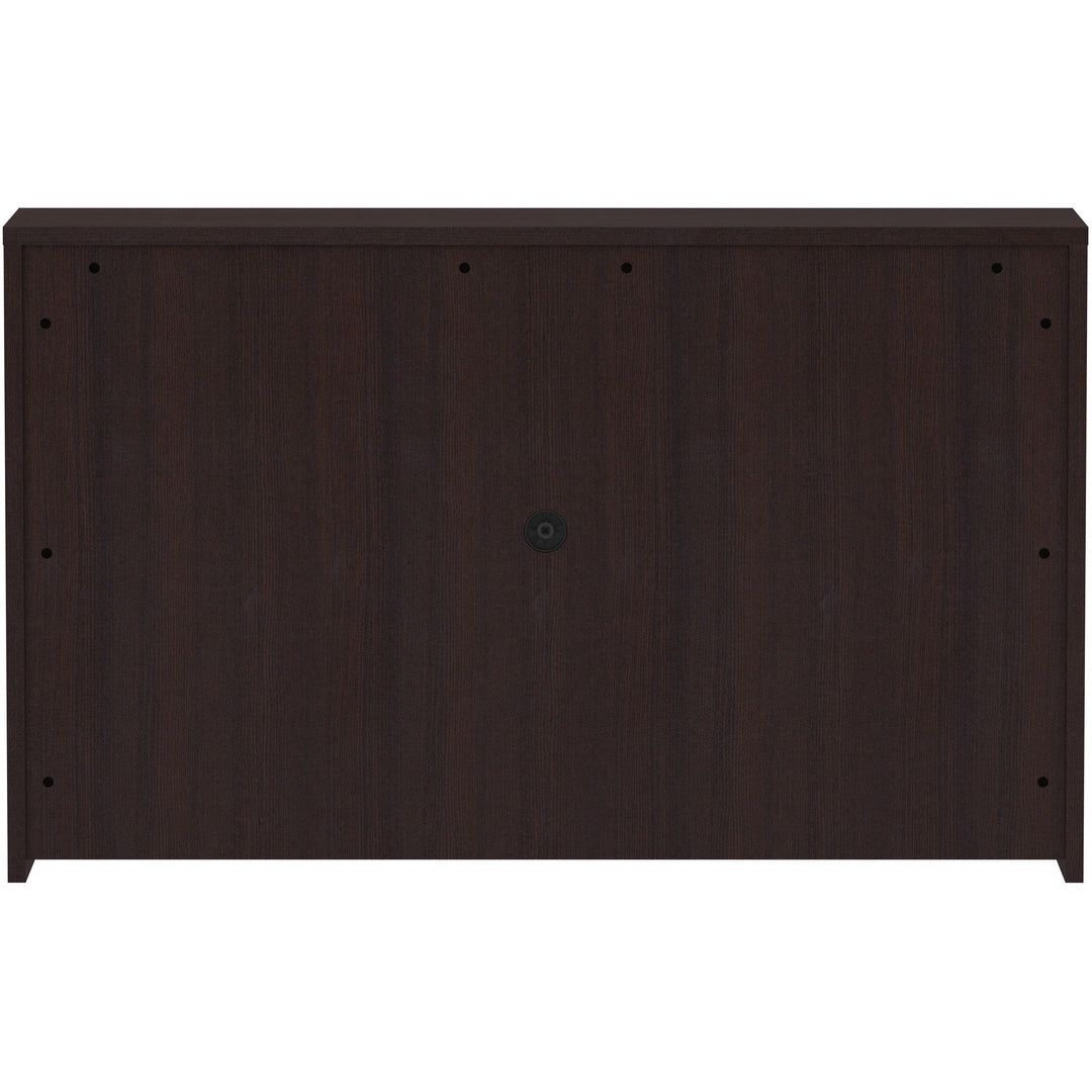Image of Lorell Hutch, w/Doors, 60"x15"x36", Espresso
