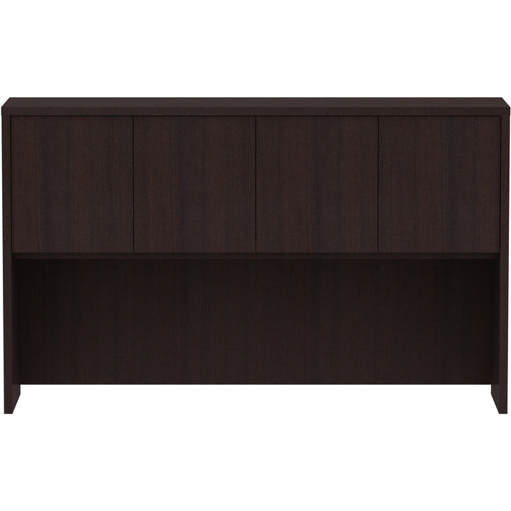 Image of Lorell Hutch, w/Doors, 60"x15"x36", Espresso