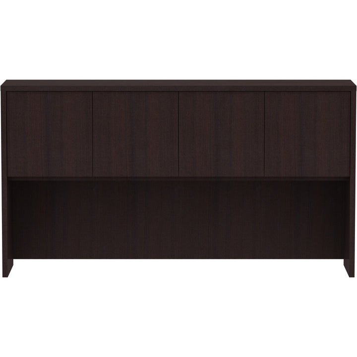 Image of Lorell Hutch, w/Doors, 66"x15"x36", Espresso