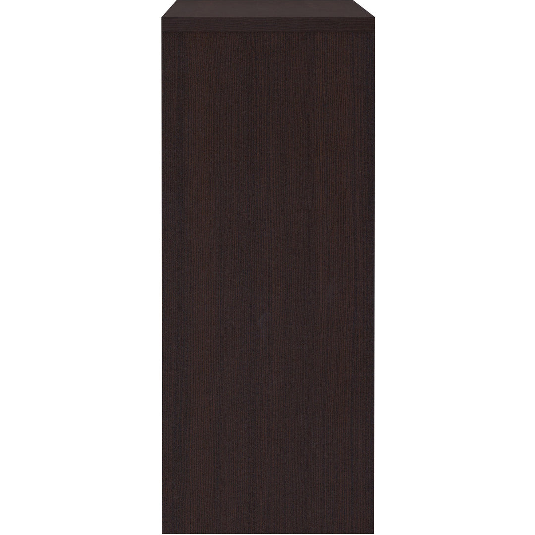 Image of Lorell Hutch, w/Doors, 66"x15"x36", Espresso