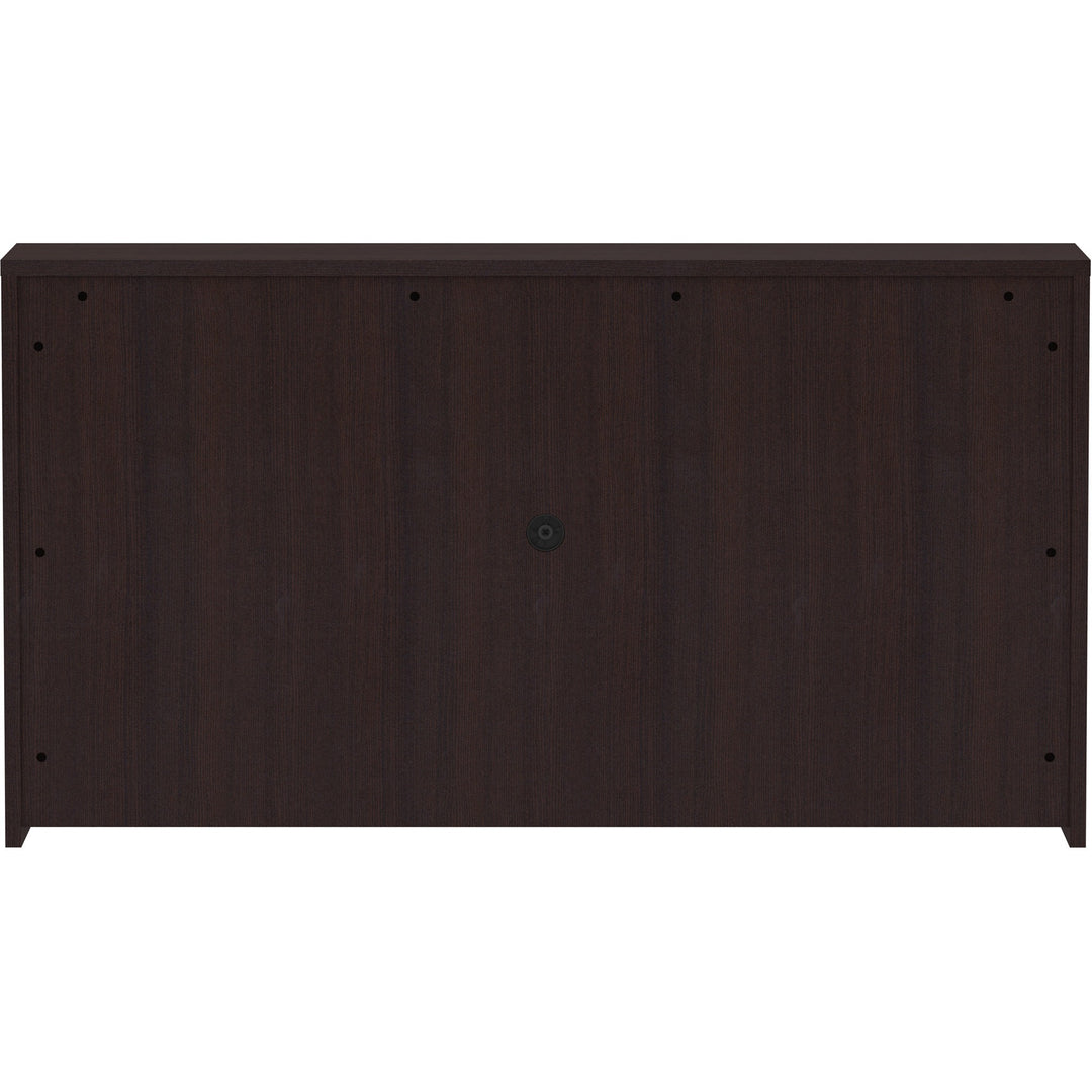 Image of Lorell Hutch, w/Doors, 66"x15"x36", Espresso