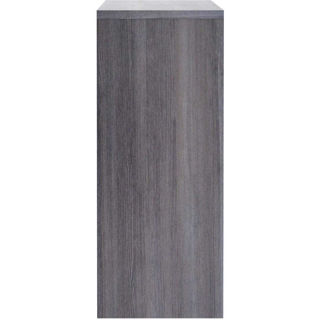 Image of Lorell Hutch, w/Doors, 66"x15"x36", Weathered Charcoal