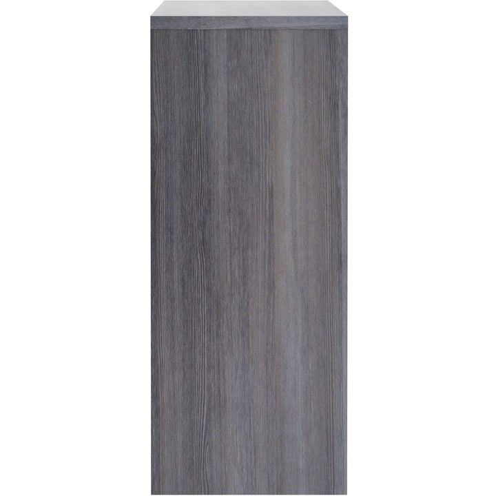 Image of Lorell Hutch, w/Doors, 66"x15"x36", Weathered Charcoal