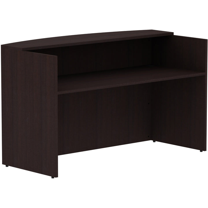 Image of Lorell Reception Desk, 72"x36"x42-1/2", Espresso