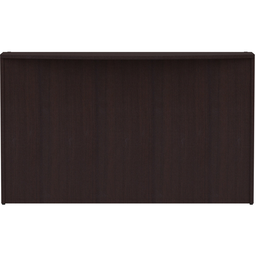 Image of Lorell Reception Desk, 72"x36"x42-1/2", Espresso