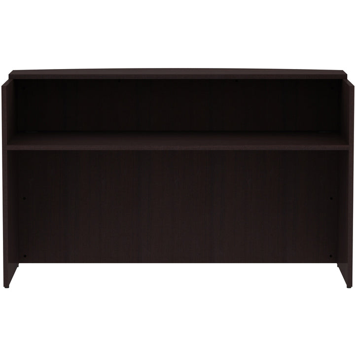 Image of Lorell Reception Desk, 72"x36"x42-1/2", Espresso