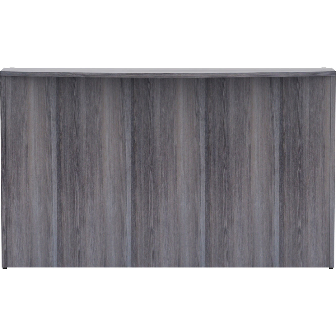 Image of Lorell Reception Desk, 72"x36"x42-1/2", Weathered Charcoal