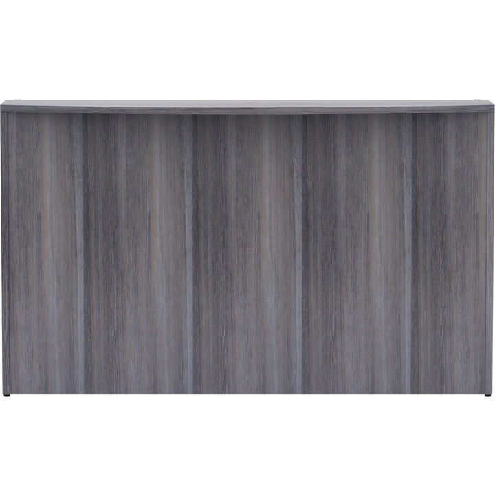 Image of Lorell Reception Desk, 72"x36"x42-1/2", Weathered Charcoal