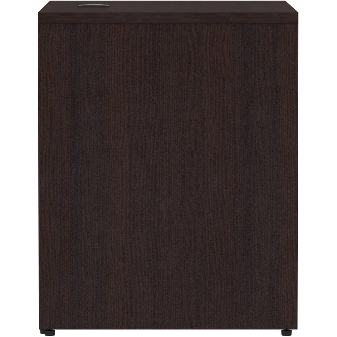 Image of Lorell Return Shell, Rectangular, 35"x24"x29-1/2", Espresso
