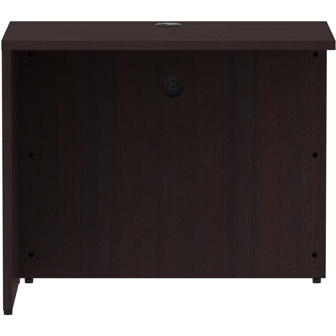 Image of Lorell Return Shell, Rectangular, 35"x24"x29-1/2", Espresso