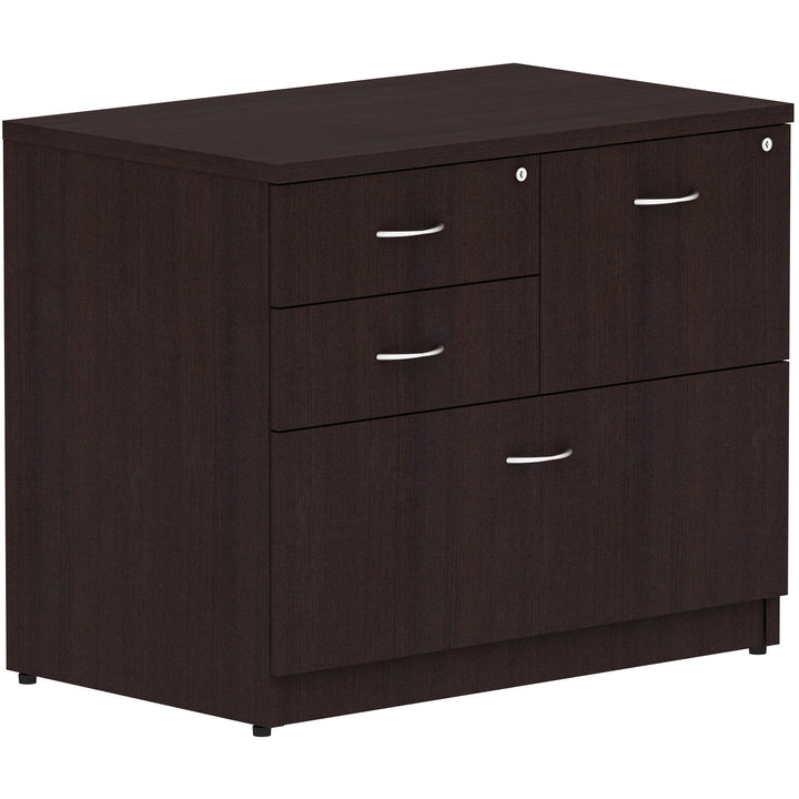 Image of Lorell Lateral File, 3B/F, 35-1/2"x22'x29-1/2", Espresso