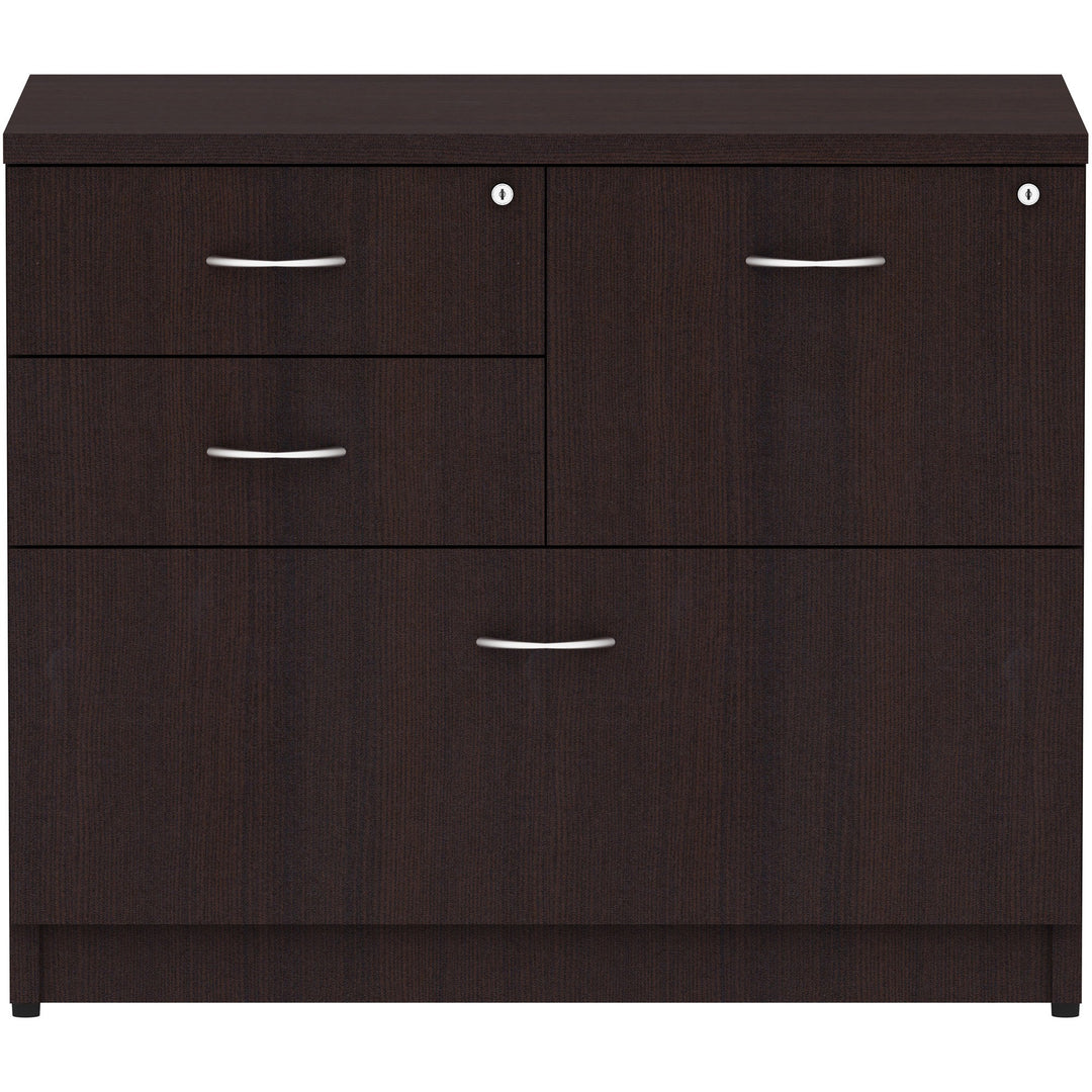 Image of Lorell Lateral File, 3B/F, 35-1/2"x22'x29-1/2", Espresso