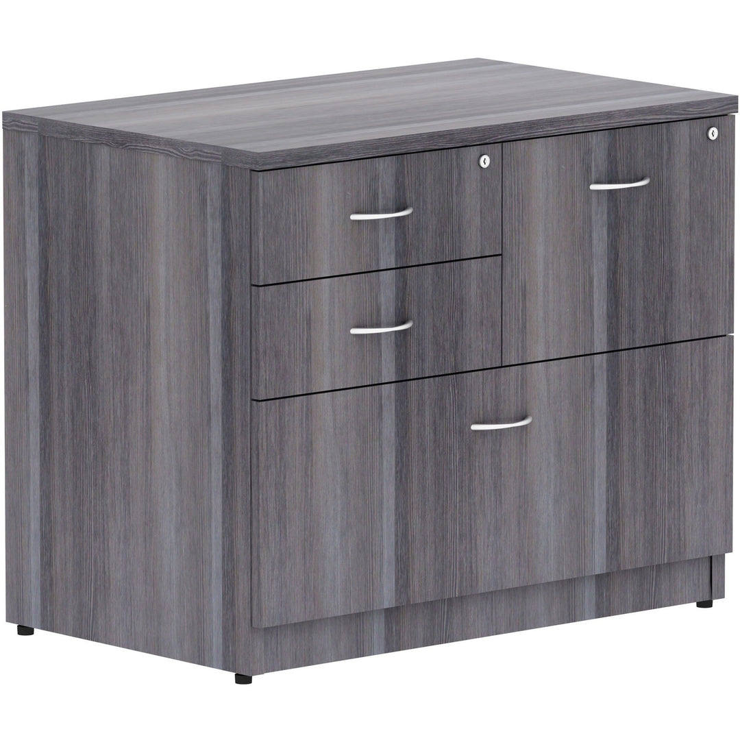 Image of Lorell Lateral File, 3B/F, 35-1/2"x22'x29-1/2", Weathered CCL