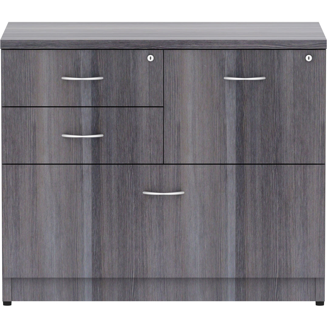 Image of Lorell Lateral File, 3B/F, 35-1/2"x22'x29-1/2", Weathered CCL