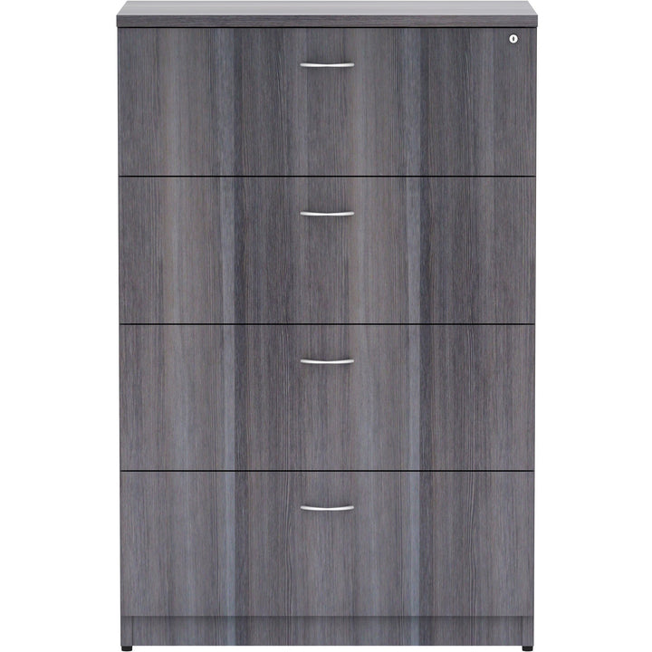 Image of Lorell Lateral File, 4-Drawer, 35-1/2"x22"x54-3/4", Weathered CCL