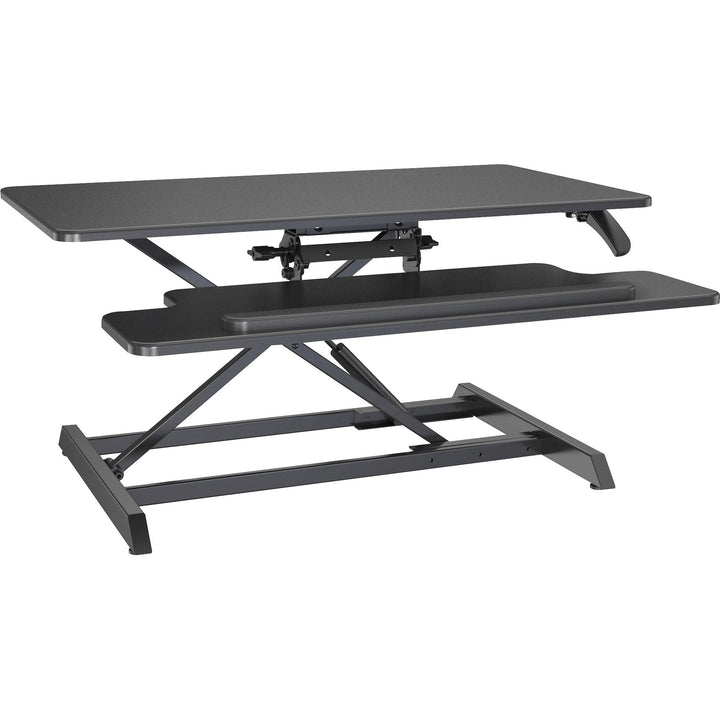 Image of Lorell Desk Riser,Adjustable,Gas Lift,35-3/8"x19-5/8"x19-1/4",BK