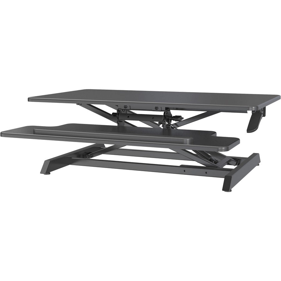Image of Lorell Desk Riser,Adjustable,Gas Lift,35-3/8"x19-5/8"x19-1/4",BK