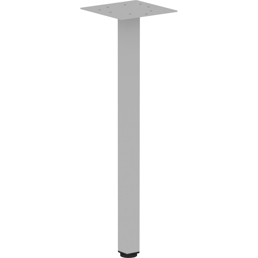 Image of Lorell Offset Leg, Square, Metal, f/Workstation, 7.87"x28.5"H, SR