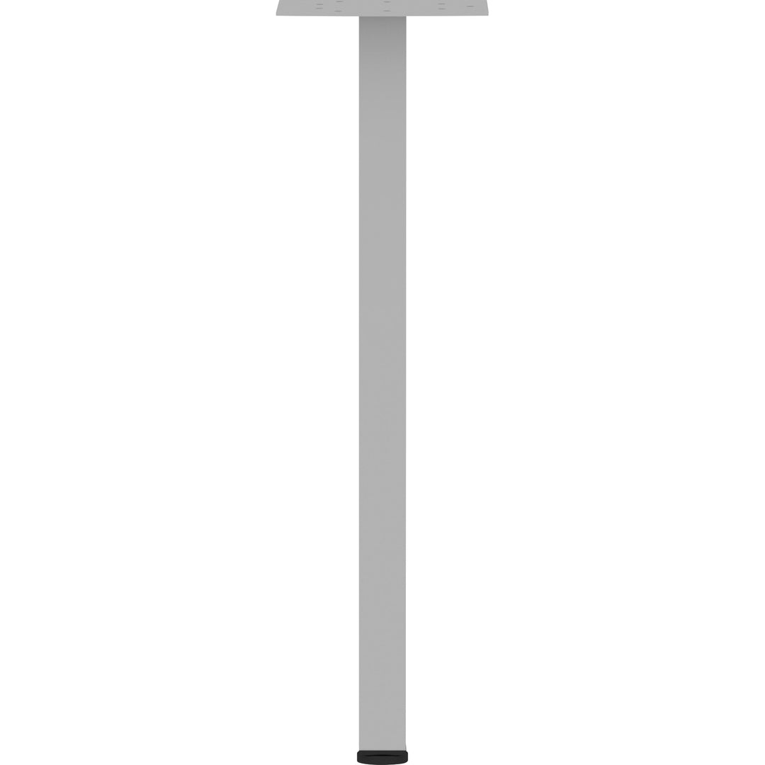 Image of Lorell Offset Leg, Square, Metal, f/Workstation, 7.87"x28.5"H, SR