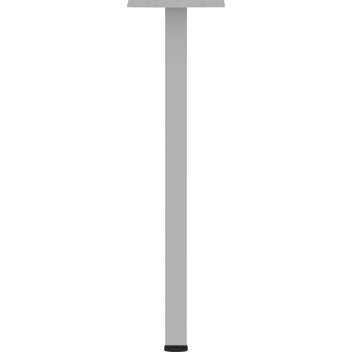 Image of Lorell Offset Leg, Square, Metal, f/Workstation, 7.87"x28.5"H, SR
