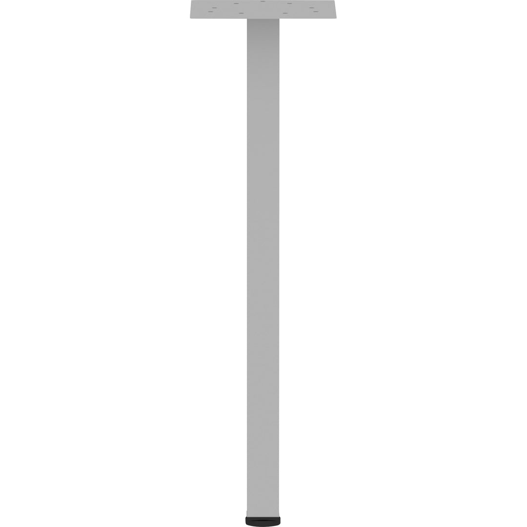 Image of Lorell Offset Leg, Square, Metal, f/Workstation, 7.87"x28.5"H, SR