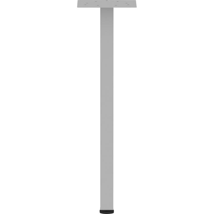 Image of Lorell Offset Leg, Square, Metal, f/Workstation, 7.87"x28.5"H, SR