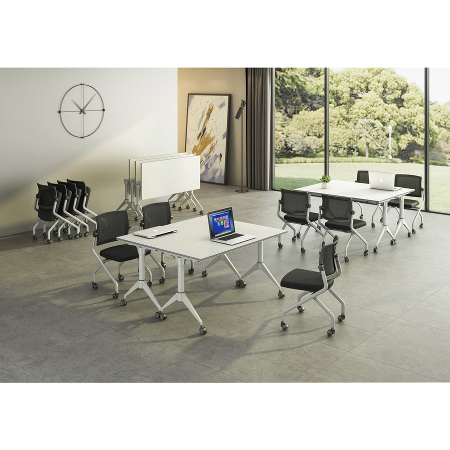 Image of Lorell Tabletop, f/Width-adjustable Training Base, 60"x24", White