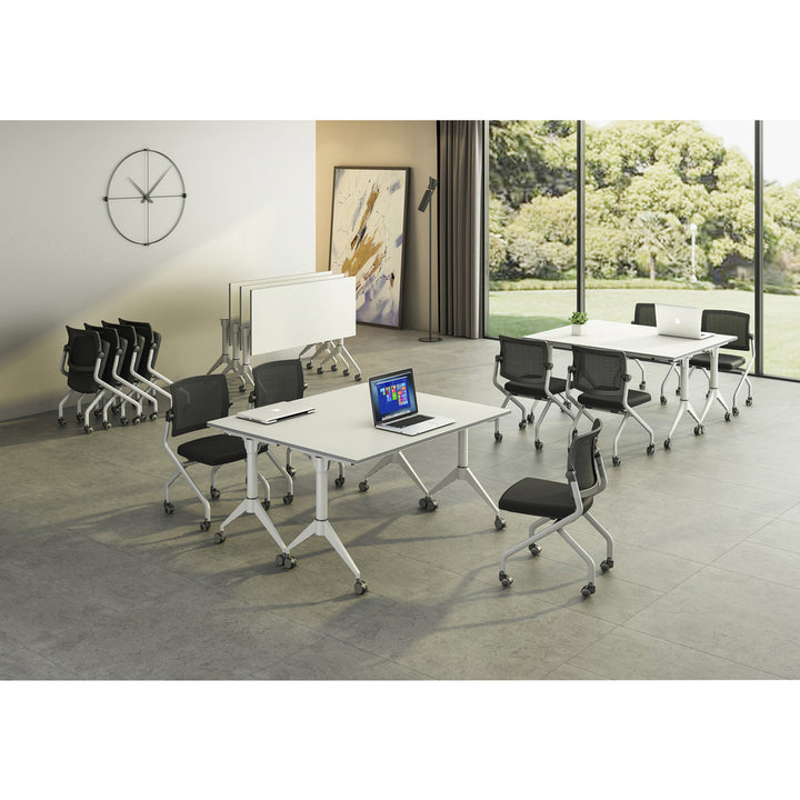 Image of Lorell Tabletop, f/Width-adjustable Training Base, 60"x24", White