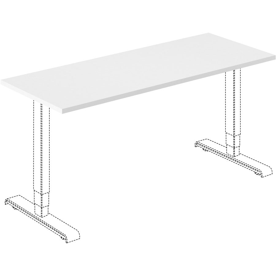 Image of Lorell Tabletop, f/Width-adjustable Training Base, 60"x24", White