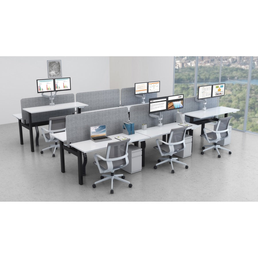 Image of Lorell Tabletop, f/Width-adjustable Training Base, 60"x30", White