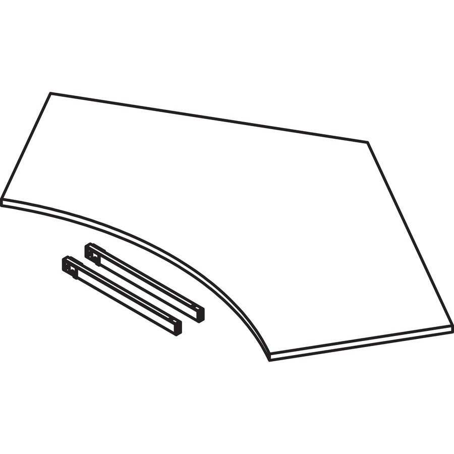 Image of Lorell Tabletop,f/Workstation,120-degree,47-1/4"x34-1/8"x1",WCCL