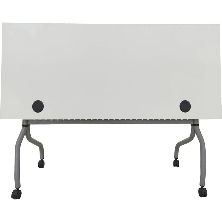 Image of Lorell Training Table, 48"x23-3/5"x29-1/2", White/Silver