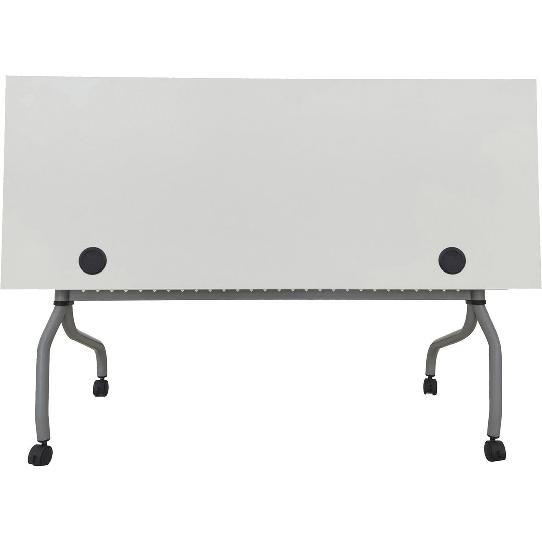 Image of Lorell Training Table, 60"x23-3/5"x29-1/2", White/Silver