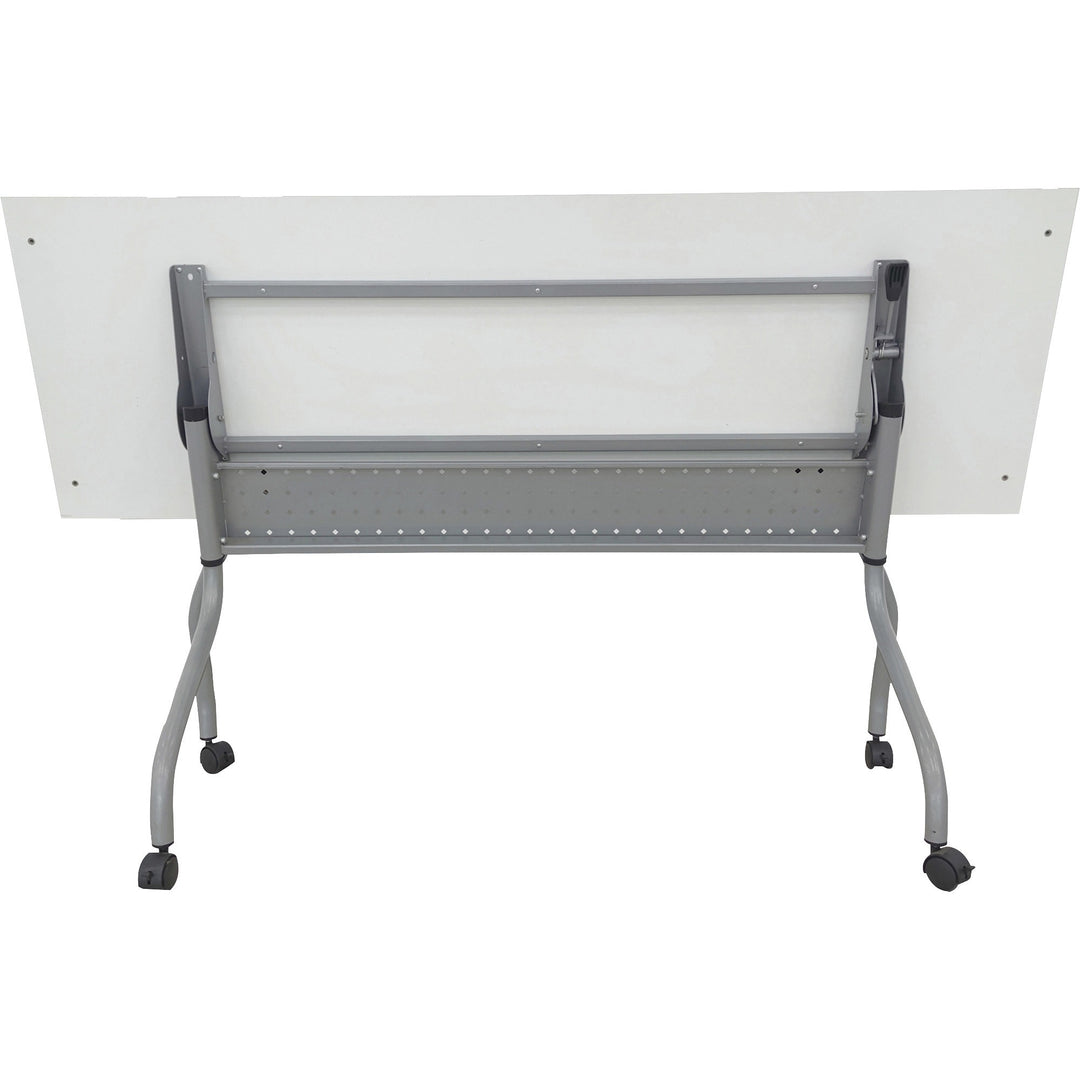 Image of Lorell Training Table, 72"x23-3/5"x29-1/2", White/Silver