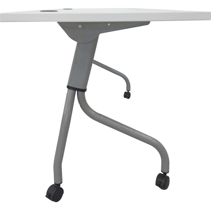 Image of Lorell Training Table, 72"x23-3/5"x29-1/2", White/Silver