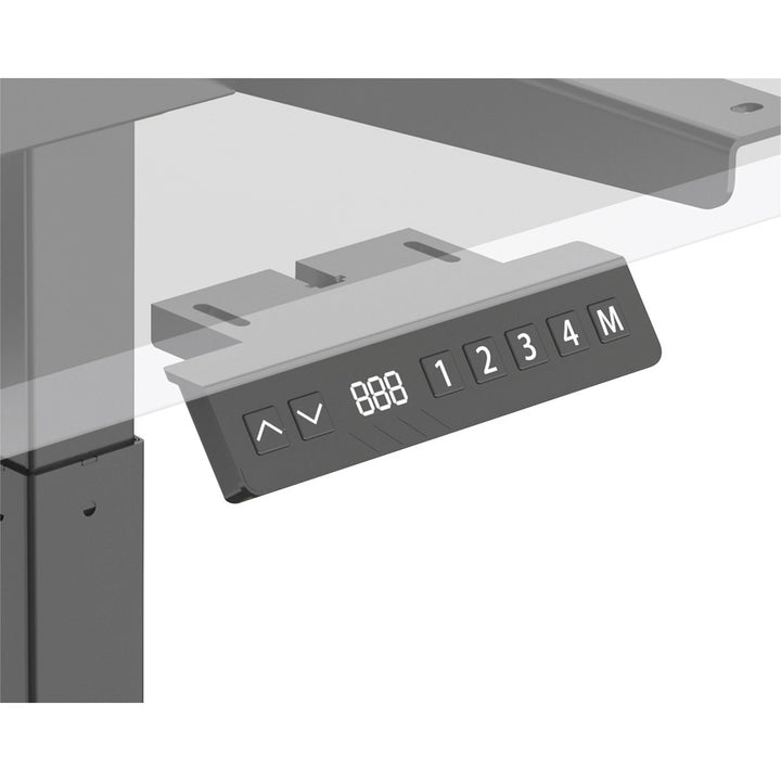 Image of Lorell 25960 Beam & Cable Management Spines, Cable Management Spine, Black, 51.20" Length, Acrylonitrile Butadiene Styrene (ABS), 3 / Set