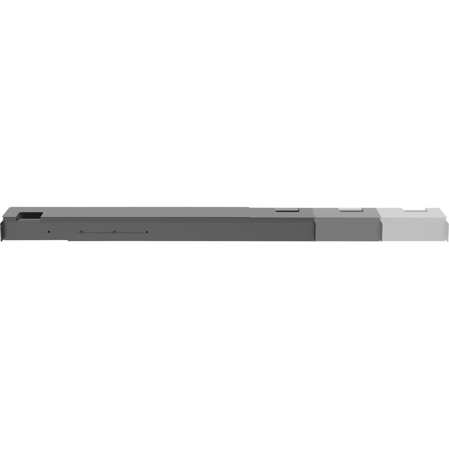 Image of Lorell 25960 Beam & Cable Management Spines, Cable Management Spine, Black, 51.20" Length, Acrylonitrile Butadiene Styrene (ABS), 3 / Set