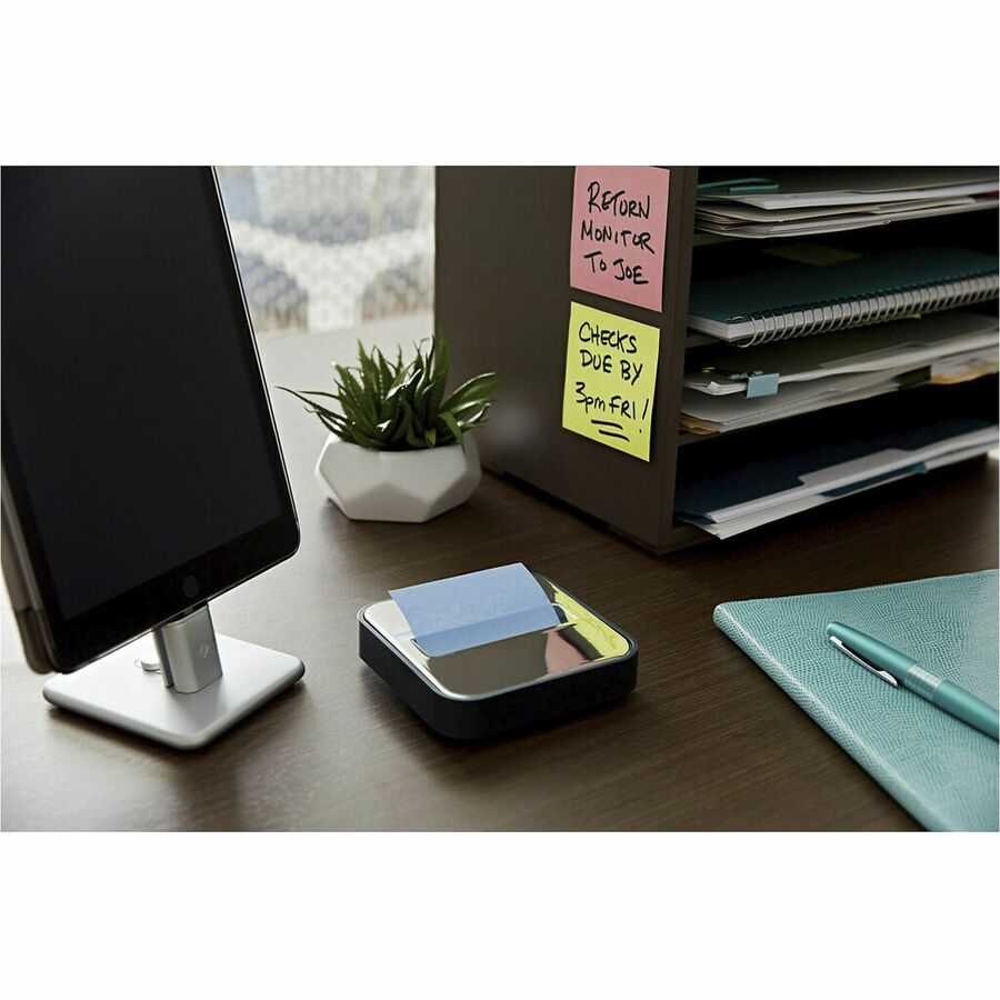 Image of 3M Pop-Up Notes, Recycled, 3"x3", 100 Sht/PD,18/PK, Helsinki