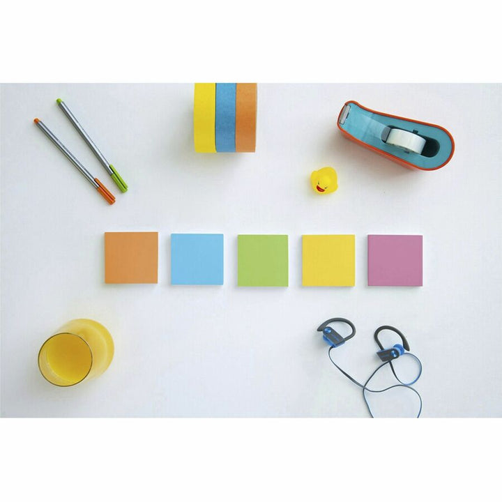 Image of 3M Super Sticky Pads,2"x2",90Sht/Pad,18/PK,Assorted
