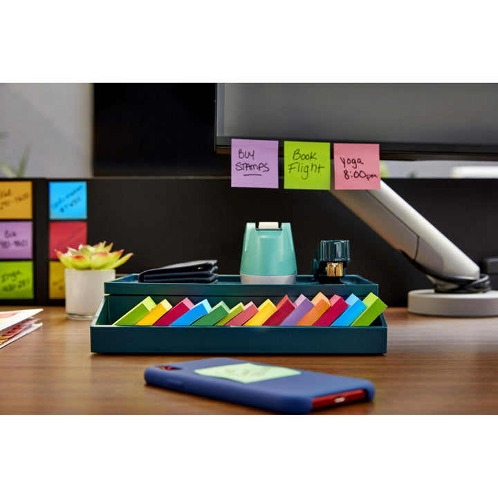 Image of 3M Super Sticky Pads,2"x2",90Sht/Pad,18/PK,Assorted