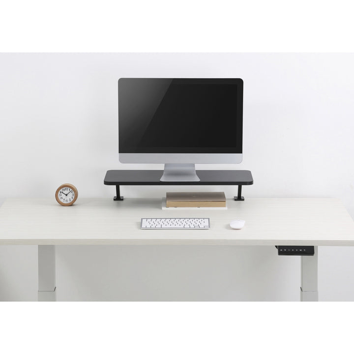Image of Kantek Monitor Stand, Clamp, 25-3/5"Wx10-1/5"Lx5-1/10"H, Black
