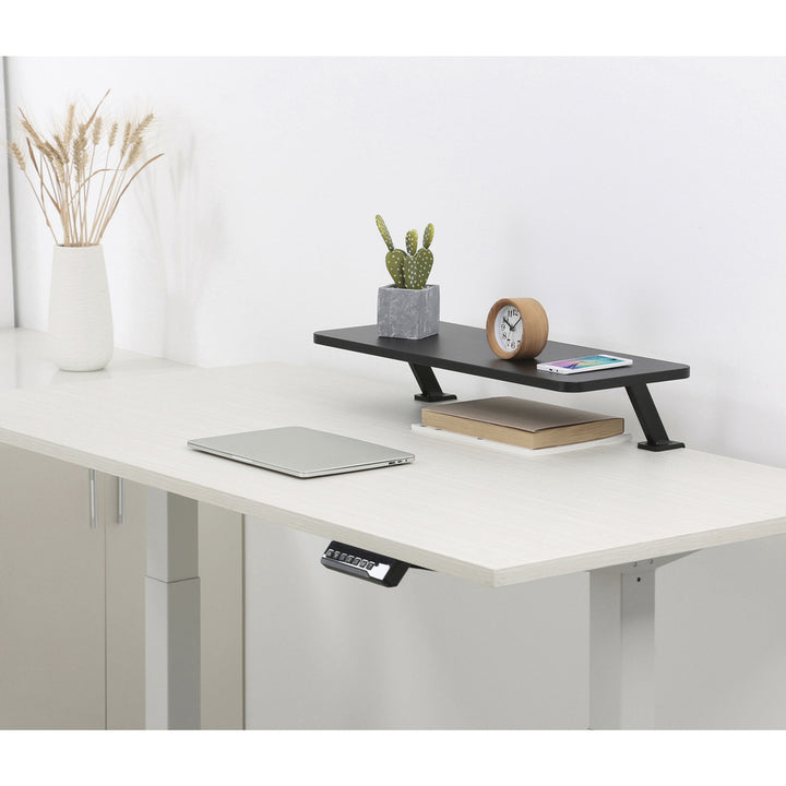 Image of Kantek Monitor Stand, Clamp, 25-3/5"Wx10-1/5"Lx5-1/10"H, Black