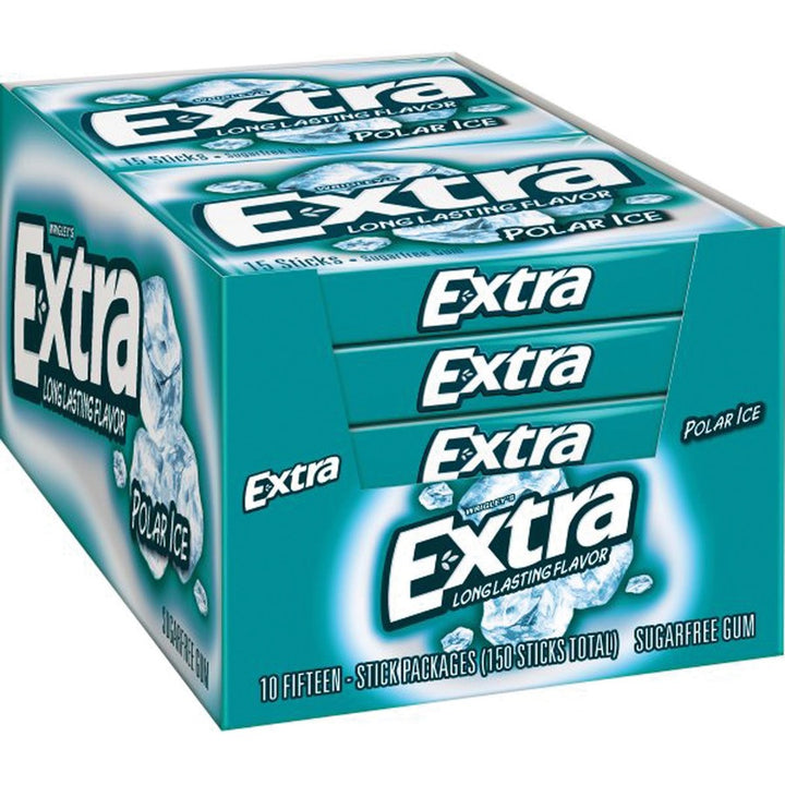 Image of MARS Gum, Polar Ice, 15 Stick, 3/5"x2-3/5"x3", 10/BX, Multi