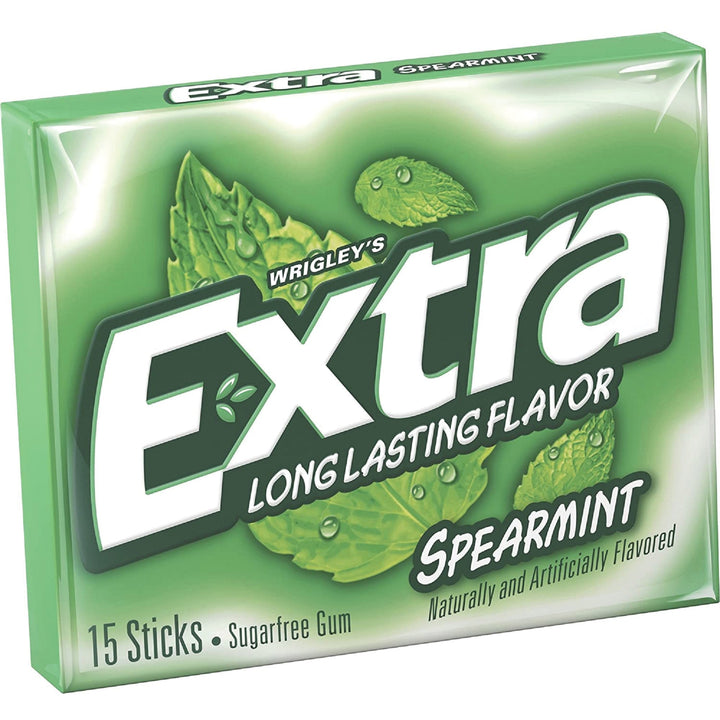 Image of MARS Gum, Spearmint, 15 Stick, 3/5"x2-3/5"x3", 10/BX, Multi